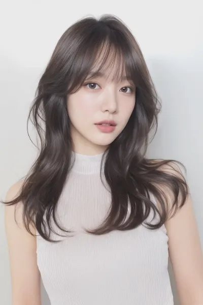 ロングヘアの女性