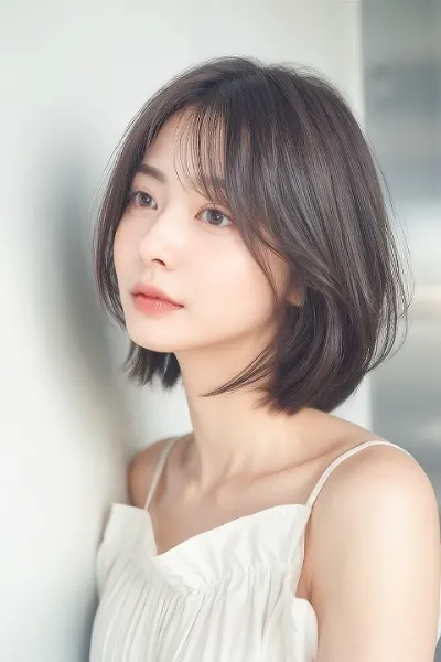 ヘアモデルの女性