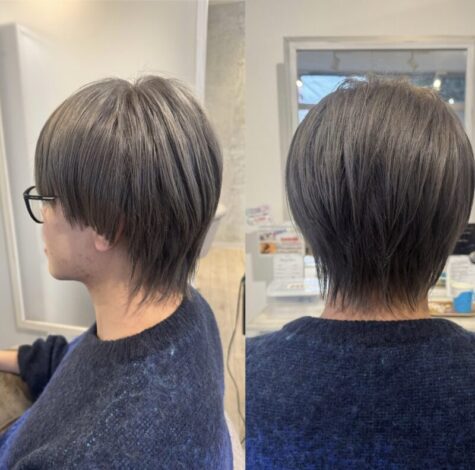 メンズカラー　シルバー